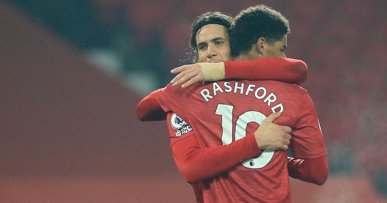 Edinson Cavani betreurt de carrière van Marcus Rashford, die al in de jeugdopleiding van Manchester United zat
